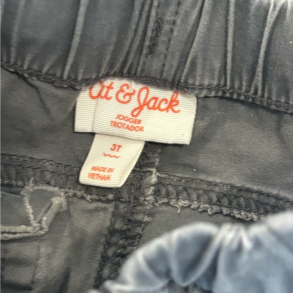 Cat & Jack Kids Joggers - Black, Tan, and Gray - Picture 5 of 7